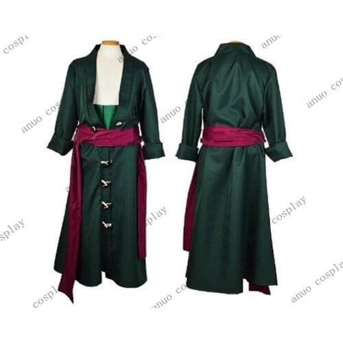 ONE PIECE Roronoa Zoro cosplay clothes after two years the cosplay mens clothing jacket pants belt girdle