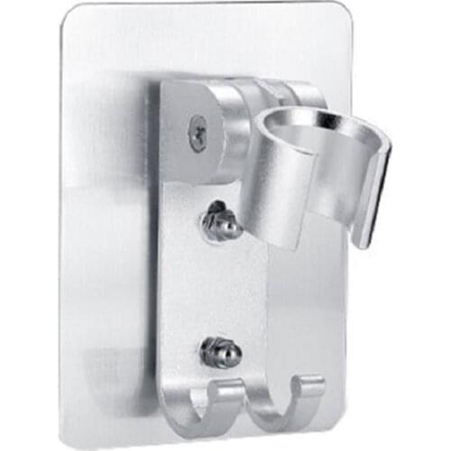 Punch-free Shower Head Handset Holder Bathroom Wall Mount Suction Bracket