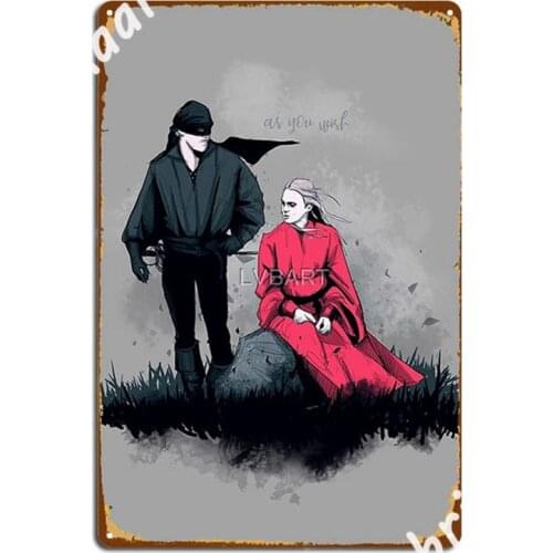 Westley And Buttercup Metal Signs Cinema Garage Kitchen Design Metal Posters