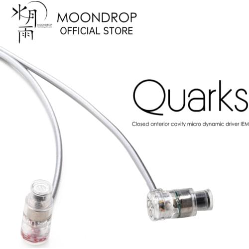 MoonDrop Quarks Dynamic Earphones High-performance IEMs 6mm micro Dynamic Driver Earbuds