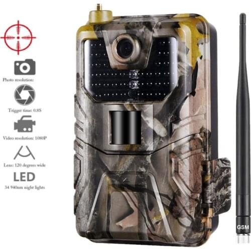Outdoor Hunting Camera 20Mp 1080P Wild Animal Detector Trail Camera HD Waterproof Monitoring Infrared Heat Sensing Night Vision