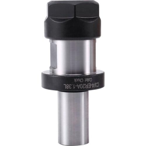 NEW-1Pcs C3/4 ER20 a 1.38 Straight Collet Chuck for CNC Milling Lathe Send a Spanner