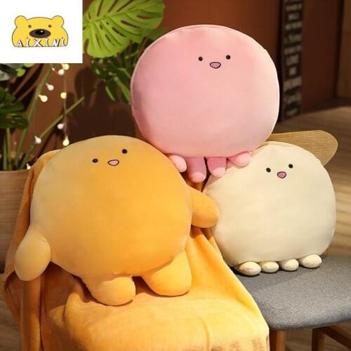 Octopus Plush Pillow with Blanket Inside Dowdow Octopus Plushie Hand Warmer Pillow Dolls Cute Soft Stuffed Toy Octopus Toy Gift