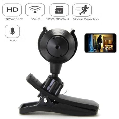 HD 1080P Portable WiFi IP Mini Camera P2P Wireless Micro webcam Camcorder Video Recorder Support Remote View Hidden TF card