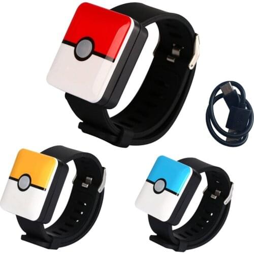 Rechargeable Auto Catch Bracelet for Pokemon Go Plus Bluetooth Square Bracelet Wristband for Android IOS