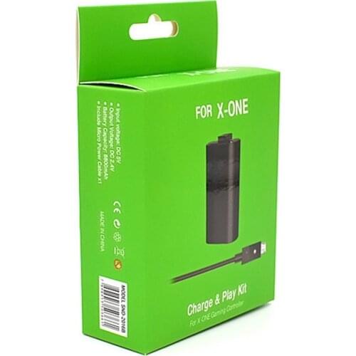 Professional Wireless Controller Rechargeable Battery Charging Cable Set Play and Charge Kit for XBOX ONE Wireless Controller