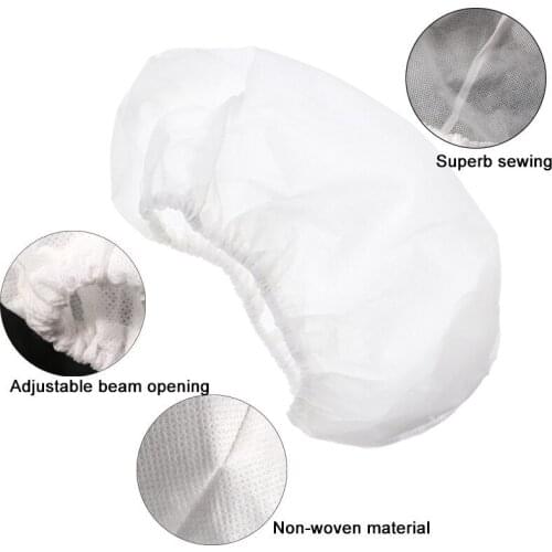Professional Nail Dust Bag White Non-woven Nail Dust Collector Bag Replacement For Treatments Nail Manicure Machine Dust Bags