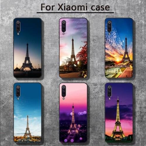 Prime Luxury Great Wonderful Eiffel Tower Phone Case for Xiaomi mi 6 6plus 6X 8 9SE 10 Pro mix 2 3 2s MAX2 note 10 lite F1 Case