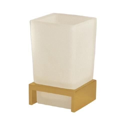 Steel Bathroom Columbine Set Top Tooth Brush Holder Yellow