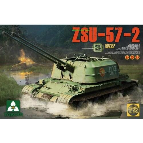 TAKOM 2058 1/35 Soviet SPAAG ZSU-57-2 2 in