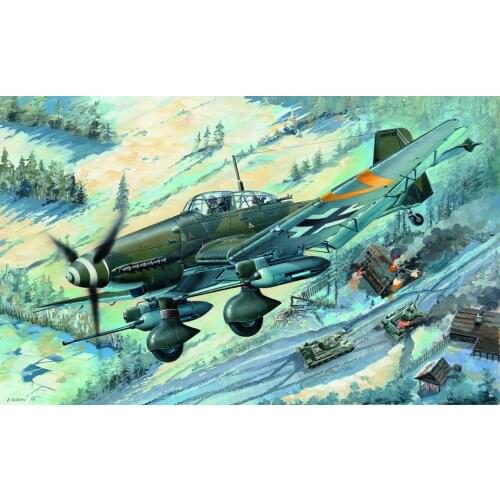Trumpeter 03218 1/32 Junkers Ju 87G-2 Stunka Plane Model Kit