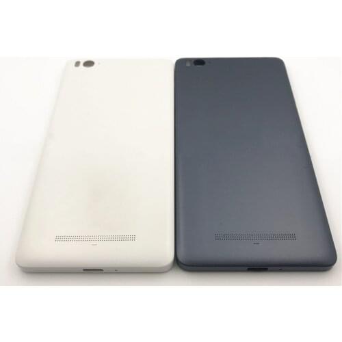 Battery Back Cover For Xiaomi MI4I MI4C MI 4I 4C Rear Housing Door Case With Flash Cover Replacement Parts With Logo