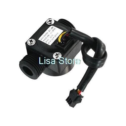 0.5-30L/Min 1.75MPa DC 12V Water Heater Flow Sensor Counter Meter Gauge