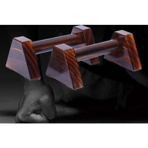 25cm Wooden Calisthenics Handstand Gym Exercise Training Parallel Bar 1 Pair Fitness Sport Push Up Stands Double Rod Bracket