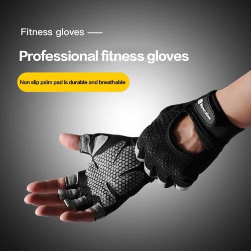 1 Pair Exercise Protecting Mitten Weight Lifting Fitness Glove Breathable Anti-Slip Gloves