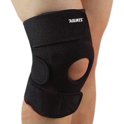 1pc Elastic Knee Support Brace Kneepad Adjustable Patella Knee Pads Safety Guard Strap For Basketball