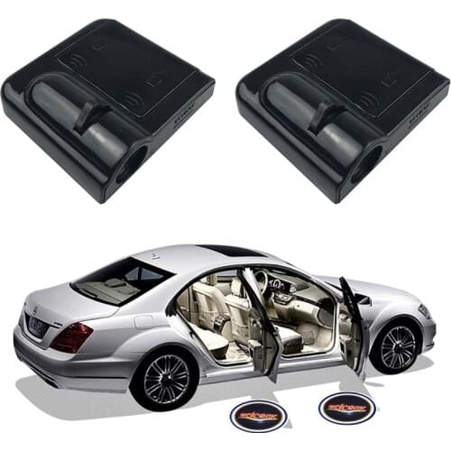 1pcs Universal Wireless LED Car Door Welcome Light Projector Laser Logo Ghost Shadow Lamp Car Accessories Laser Emblem Lamps Kit