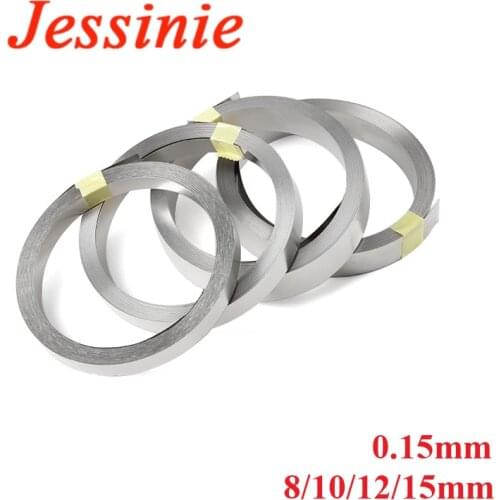 10m 18650 Li-ion Battery Nickel Sheet Plate Nickel Plated Steel Belt Strip 0.15mm Connector Spot Welding Machine Battery Welders