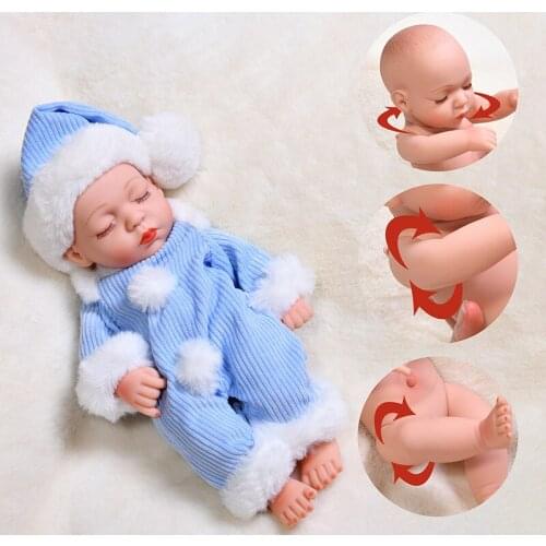 2021 Reborn doll 12inch imitation baby toy enamelled doll