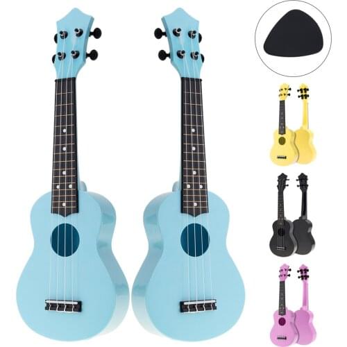 21 Inch Colorful Acoustic Uke Ukulele 4 Strings Hawaii Guitar Guitarra Instrument for Kids and Music Beginner