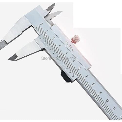 0-150mm/6" High Accuracy High Quality Hardened Stainless Steel 4 Way Vernier Caliper Gauge Micrometer Measurement Tool caliper