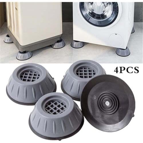 4Pcs Anti-Vibration Feet Pads Wash Machine Rubber Mat Dryer Universal Fixed Furniture Feet