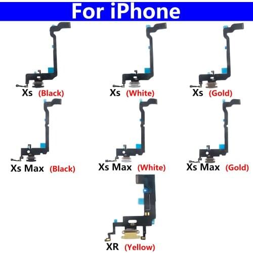 50Pcs/Lot, USB Charge Port Jack Dock Connector Charging Board Flex Cable For iPhone X XR XS Max 8 Plus