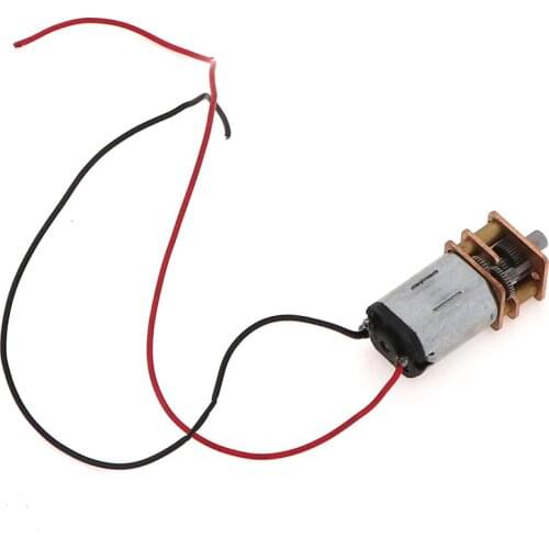 5V N20 Mini Steel Gear Precision DC Geared Motor D-Axis Speed Reduction Motor