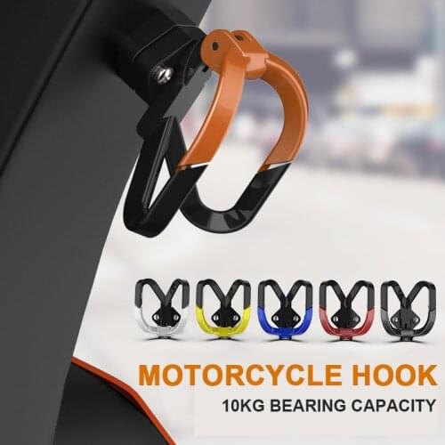 6 Color Multifunction Motorcycle Hook Luggage Bag Hanger Helmet Claw Double Bottle Carry Holders For Moto Accessories