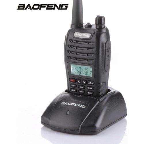 Baofeng UV-B6 Ham Two Way Radio Dual Band Dual Display Dual Standby 5W Transmitter Power Interphone & PTT Headset Walkie Talkie