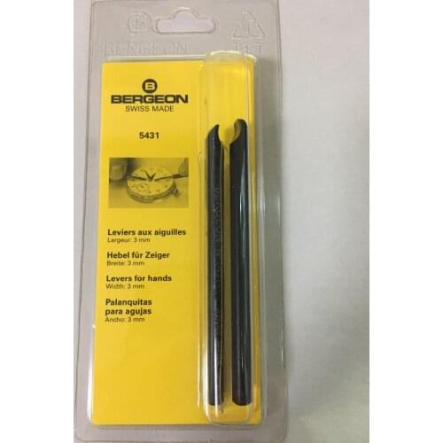 Bergeon 5431 levers for hands.with plastic handle con mango plastico watch tools