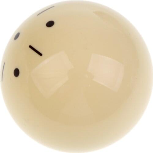 Black Dot Practice Training Billiard Pool Cue Ball 2 1/4'' 6 oz