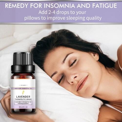 10ml Lavender Massage Care Essential Plant Base Oil Aromatherapy Soothing Nerve Scraping Foot Bath Massage Essential Oil