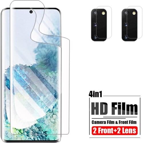 For Samsung Galaxy Note 20 Hydrogel Film For Samsung S20 Ultra Plus Note20 S 20Plus Screen Protector Camera Len Protective Glass