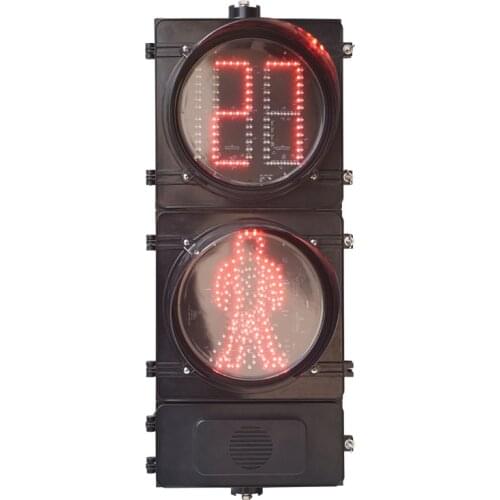 Intelligent Dynamic Pedestrian Crossing Signal Light With 2 Digital Countdown Timer