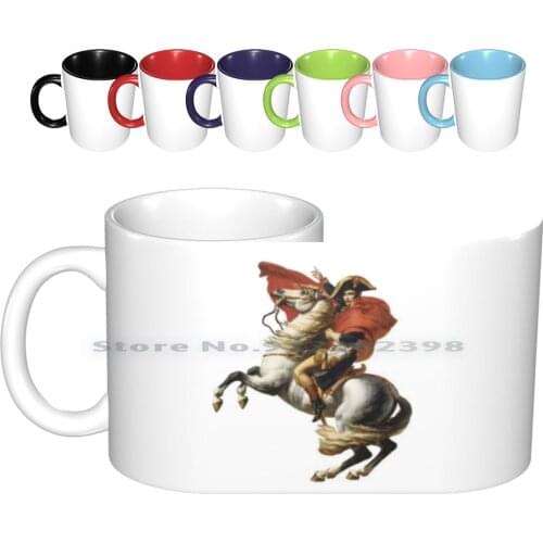 Napoleon The Alps Ceramic Mugs Coffee Cups Milk Tea Mug Napoleon Napoleon Bonaparte Napoleon The Alps Jacques Louis David