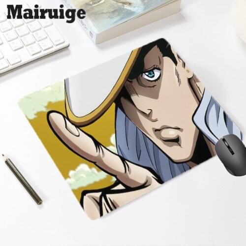 Mairuige Jojo Adventure Pattern Gaming Accessories Waterproof Non-slip Rubber Small Mouse Pad Desk Mat Learning Gaming MousePad