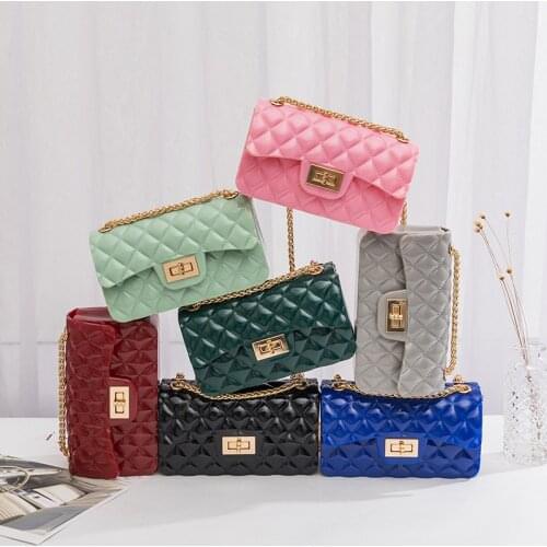 Candy Color Mini Crossbody Bags For Women 2020 Fashion Shoulder Messenger Bag Ladies Keys Purses and Handbags Transparent bag
