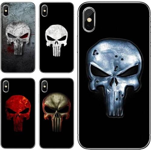 Soft Bag Case comic-The-Punisher-Skull-Metal For Huawei Mate 20 30 40 7 8 9 10 Lite Pro P Smart 2018 2019 Plus G7 G8