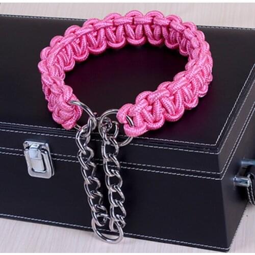 New Dog Collar Large Dog German Shepherd Walk The Dog P Chain Adjustable Pet For Medium And Large Dogs Pet Traction Rope Collar