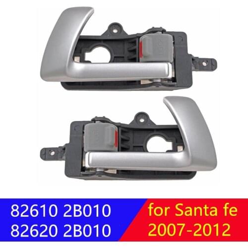 Front LH RH Inside Door Handle for hyundai Santa fe 2007-2012 826102B010 826202B010 82610 2B010 82620 2B010