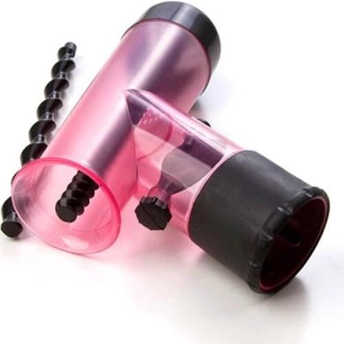 Portable Size Hair Dryer Diffuser Magic Wind Spin Detachable Drying Blow Hair Diffusers Roller Curler Women Hair Styling Tool