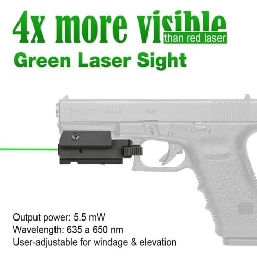 PPT Tactical Green Laser Sight With 20mm Mounting System For Hunting HS20-0018