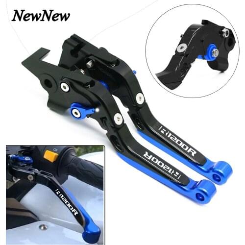 Motorcycle Adjustable Extendable Handlebar Handle Grip Folding Brake Clutch Levers For BMW R1200R 1200R 1200 R R1200RS 2006-2019