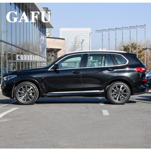 High quality chrome Car Body Scuff Strip Side Door Molding Streamer Cover Trim For BMW X5 G05 2019 2020 Car Accessories