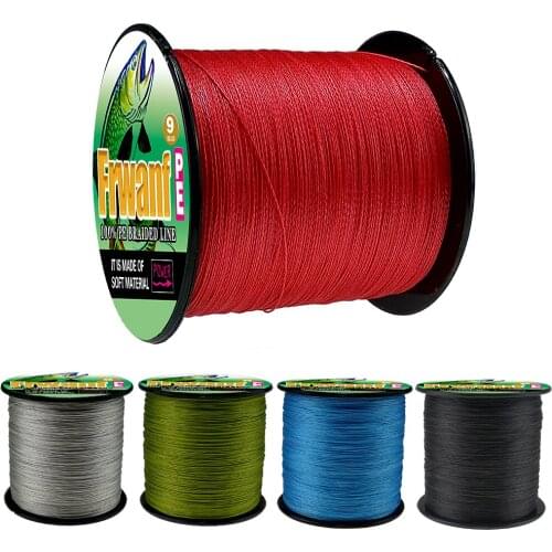 Frwanf Japan Braided Fishing Line 9 Strands Multifilament Line 500M 547Yds Braided Cord for Fishing Equipment 15-300LB wires