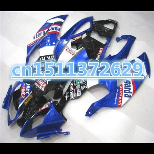 YZFR608 - 14 Motorcycle Fairing 10 11 Blue White Sterilgarda Fairing YZF R6 13 12