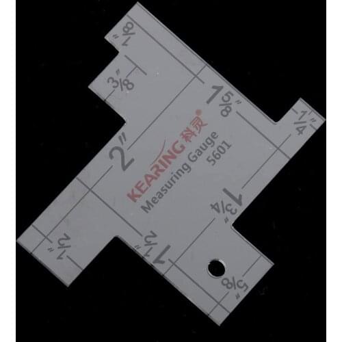 1 Piece 2" Mini Hand Measuring Gauge Quilting Sewing Dressmaking Patchwork Ruler