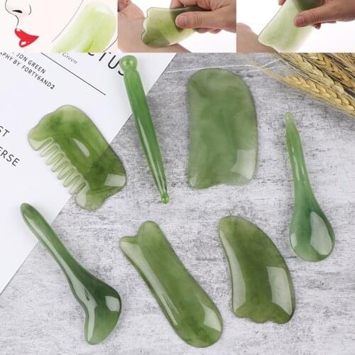 1Pc Natural Resin Facial Body SPA Message Gua Sha Scraper Board Health Care Tool Acupoint Face Eye Body Care SPA Massage