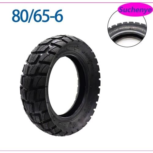10 inch 80/65-6 Inner Outer Tyre for Electric Scooter E-Bike 10x3.0-6 Thicken Widen Hard Wear-resistant Road Tires